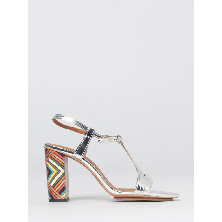 Heeled Sandal Woman color Silver (SB320316C4)
