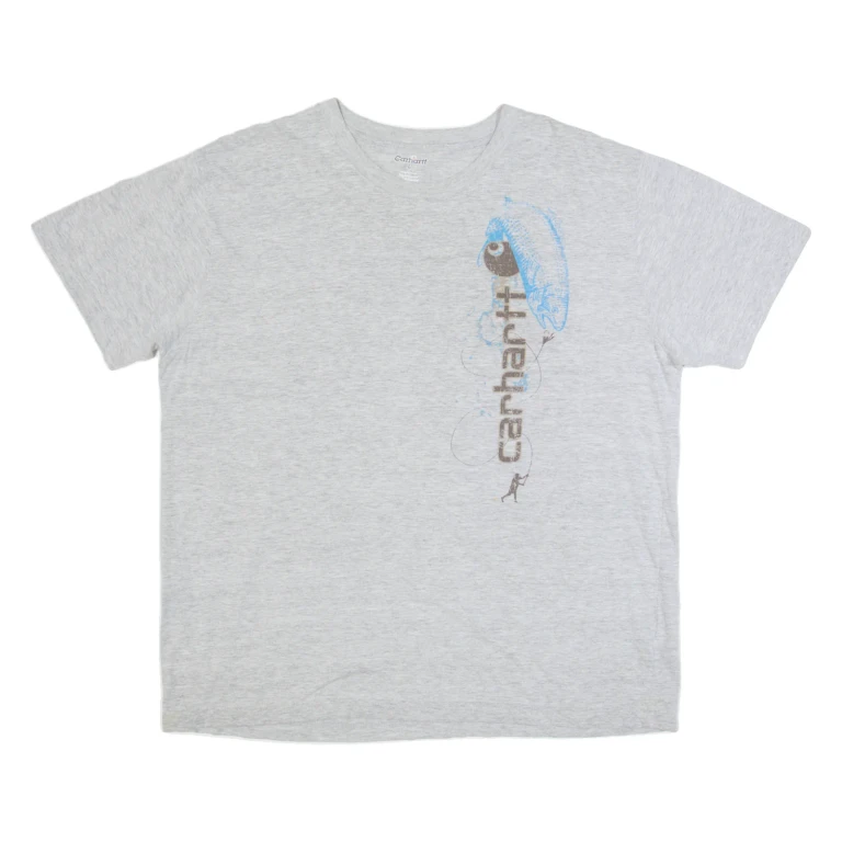 CARHARTT Mens T-Shirt Grey L