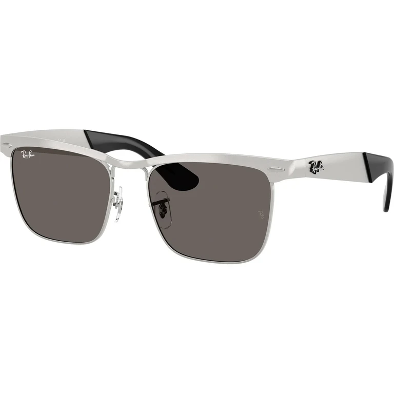 Ray Ban Wayfarer Deluxe Dark Grey Square Sunglasses RB3875 019/B1 53