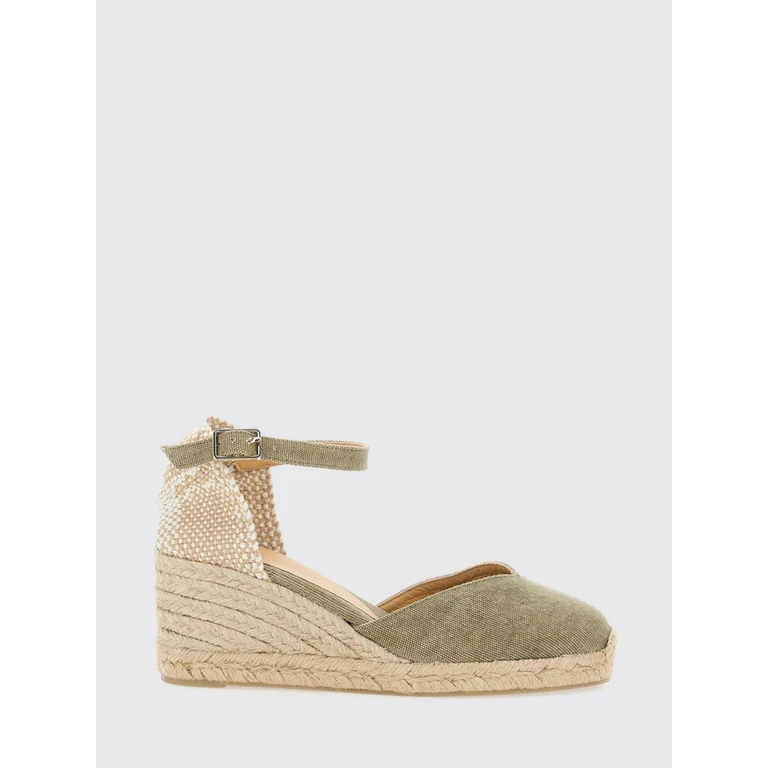 Chiarita Round-Toe Canvas Espadrilles with a Medium Wedge (0216612423)