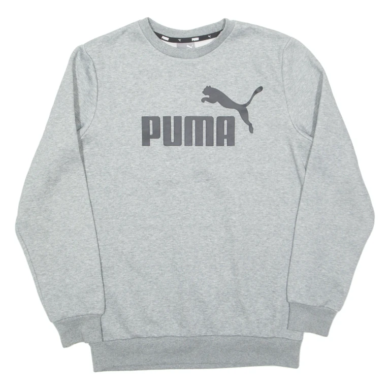 PUMA Mens Sweatshirt Grey S