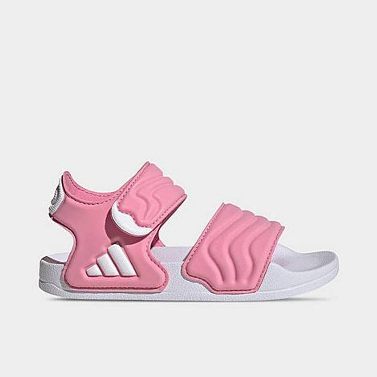 Little Kids adilette 2 Sandals in Bliss Pink/Cloud White/Bliss Pink Size: 1.0
