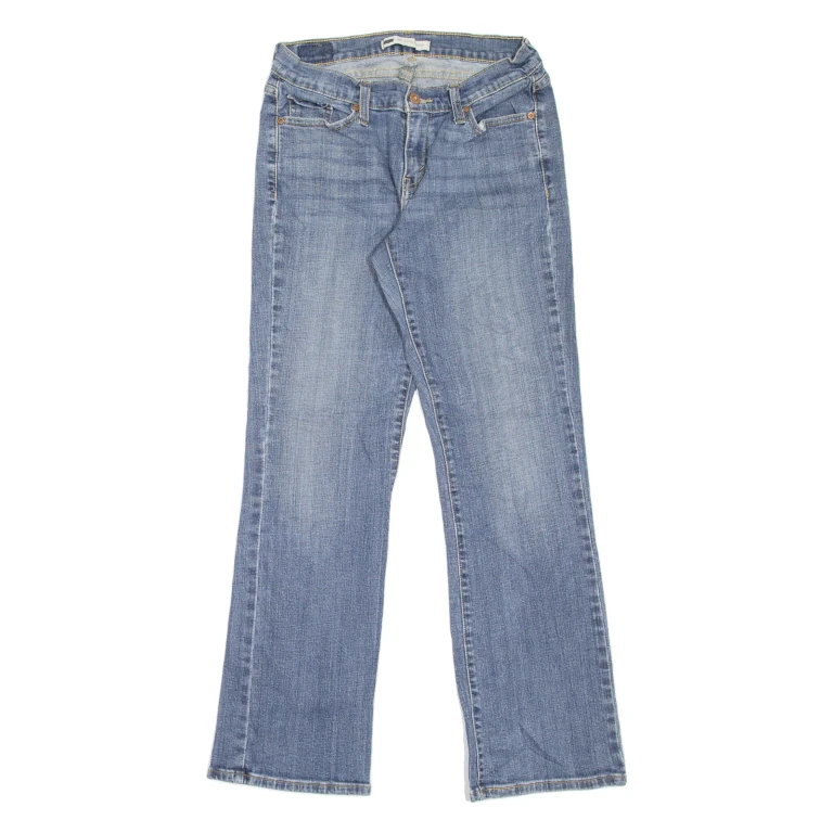 LEVI'S 529 Womens Jeans Blue Regular Bootcut Stone Wash W26 L30