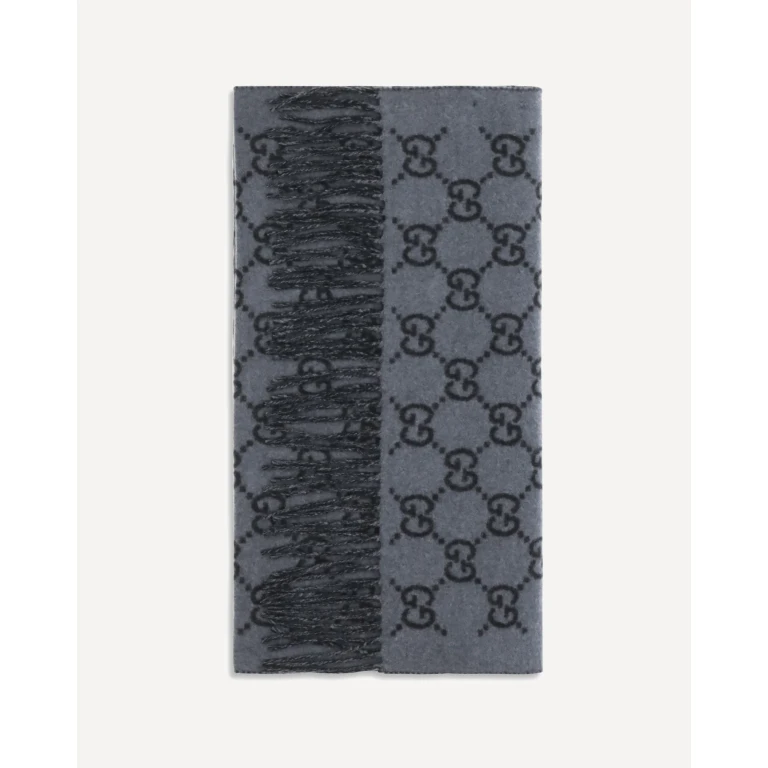 GUCCI GG cashmere Scarf Male UNI