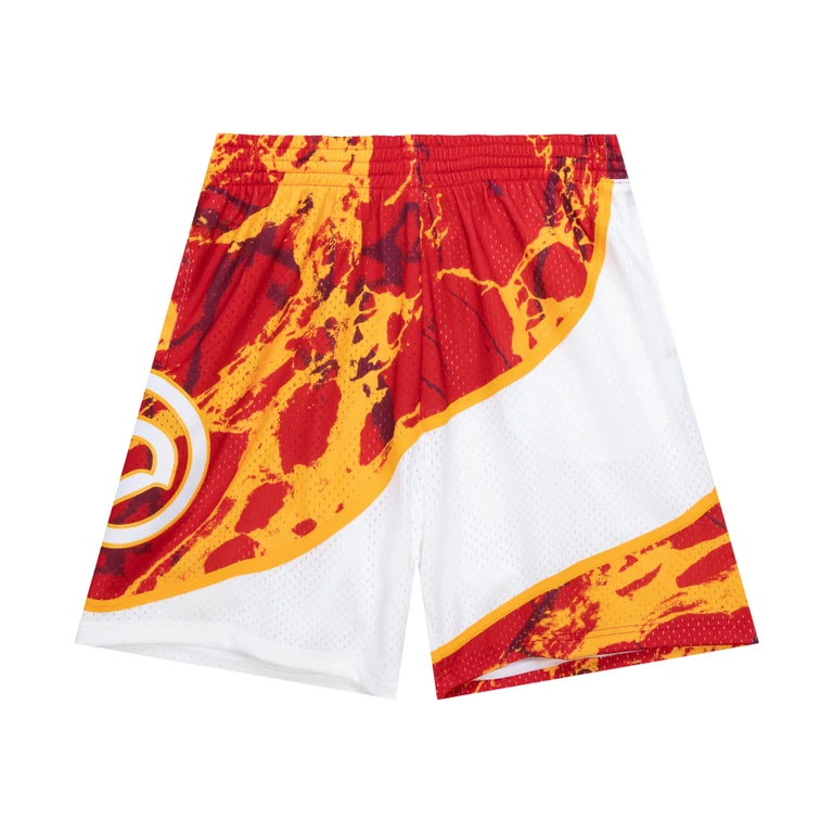 NBA Team Marble Swingman Shorts Atlanta Hawks 1986