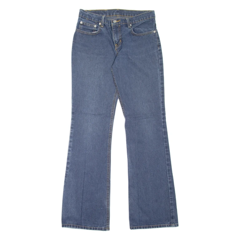 RALPH LAUREN POLO JEANS COMPANY Low Rise Womens Jeans Blue Flared W28 L32