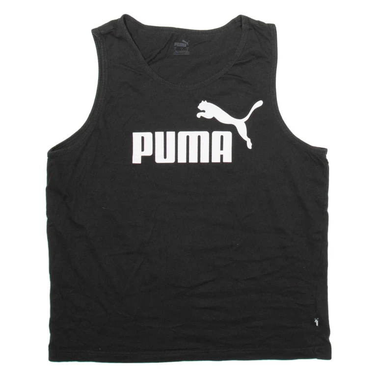 PUMA Womens Vest Black Sleeveless L