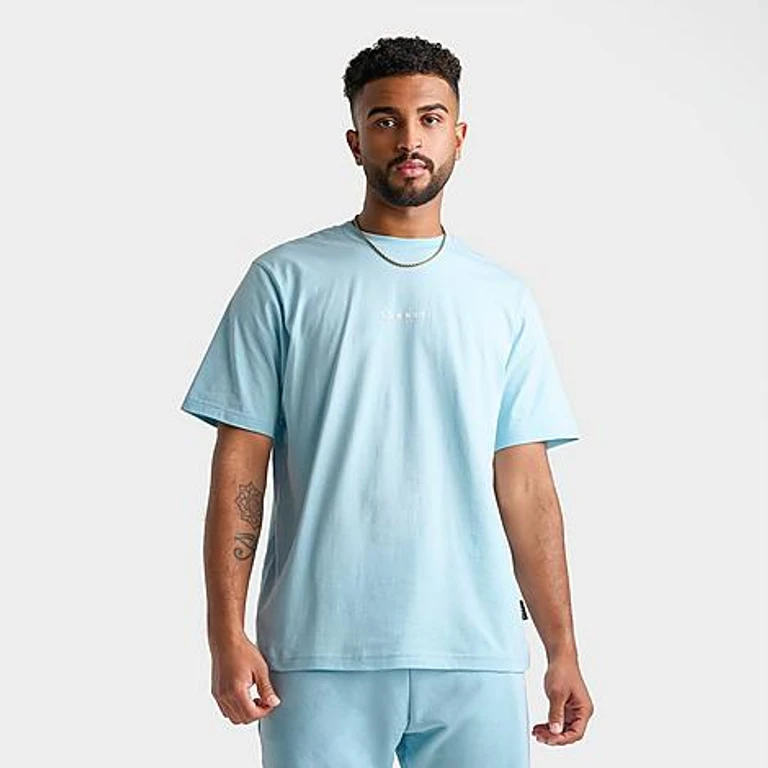 Men's London Essential T-Shirt in Cool Blue Size: XS