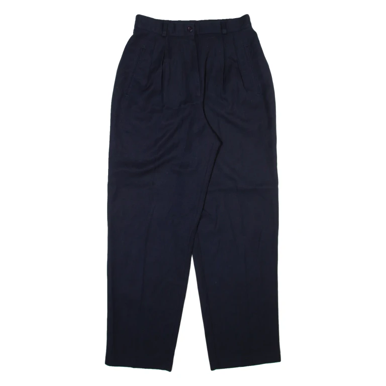 COUNTERPARTS Womens Trousers Blue Relaxed Straight W26 L28