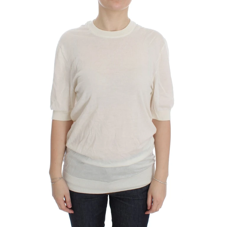 Dolce & Gabbana White Cashmere Sweater Clothing - Women