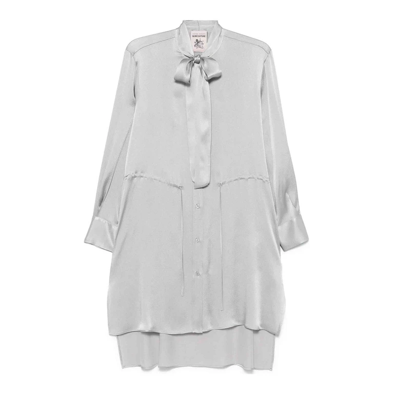 Semicouture Robe Au Genou - Gris (Y5SM08X28)