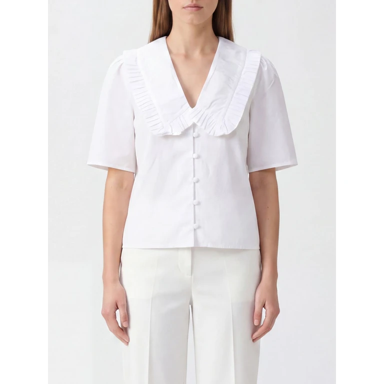 E. L.V. DENIM Shirt Woman color White (210920510WHITE)