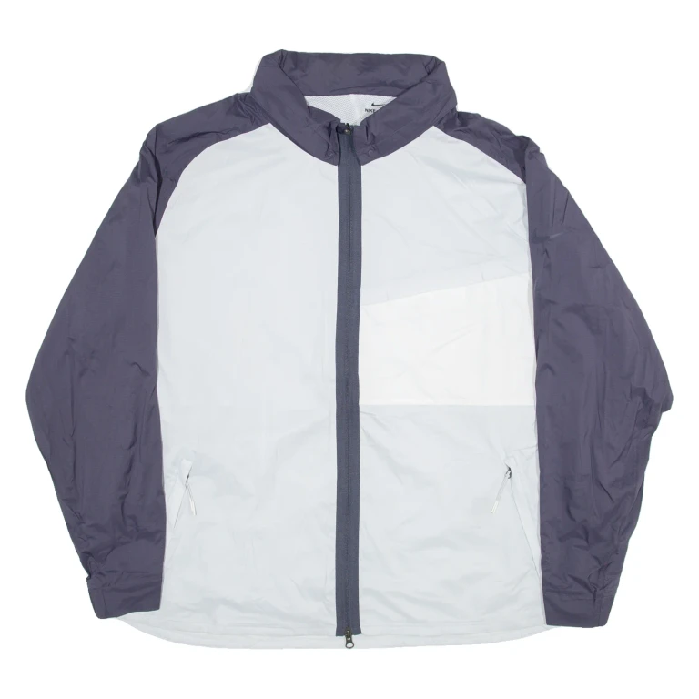 NIKE Mens Jacket Blue Nylon 2XL