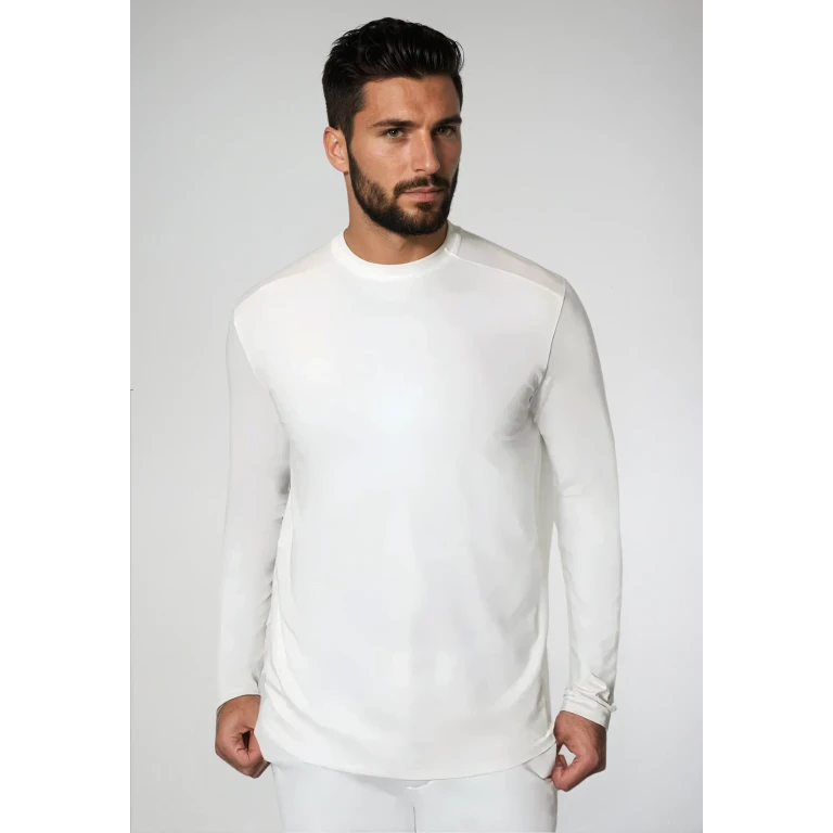 Cinqo Long Sleeve Tech Tee - White
