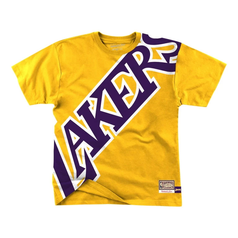 Men's NBA Big Face Short Sleeve Tee Los Angeles Lakers