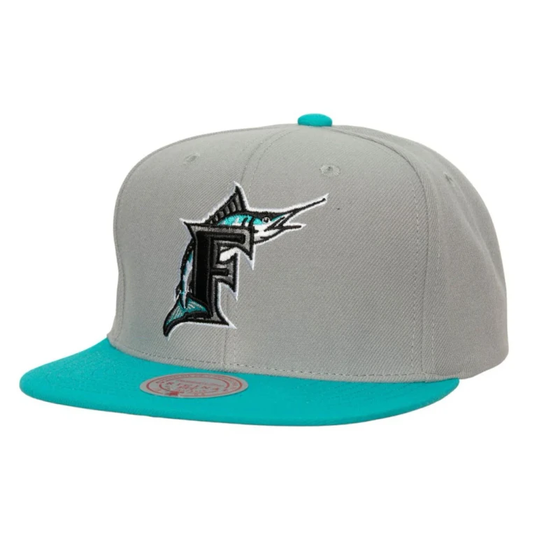 Men's MLB Away Snapback Coop Marlins Snapback Caps