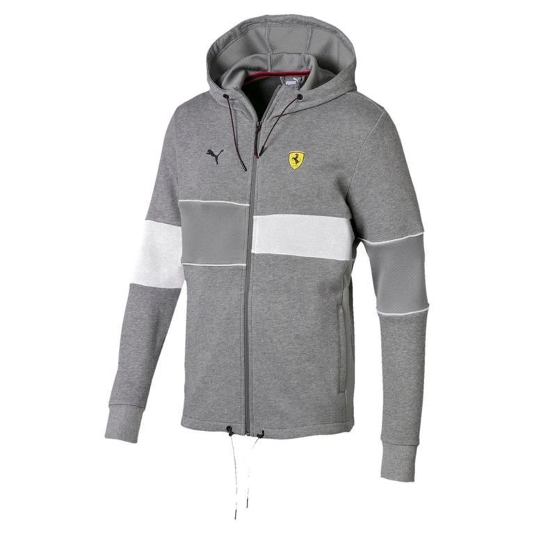 Men's Ferrari Sf Motorsport Hooded Sweat Jacket Jackets