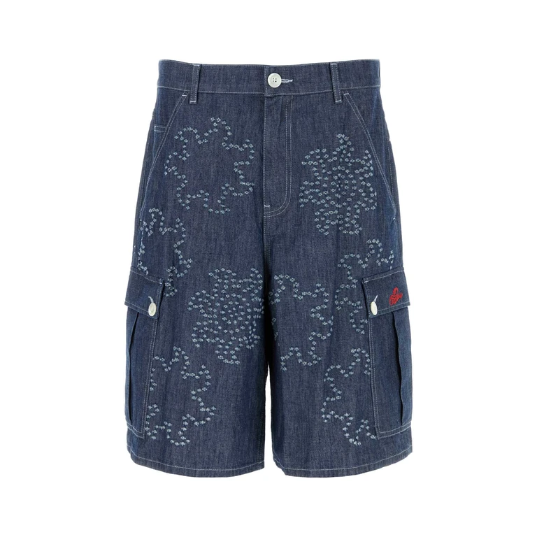 Marni Denim Bermuda Shorts Orion Blue Exterior: Cotton - Men