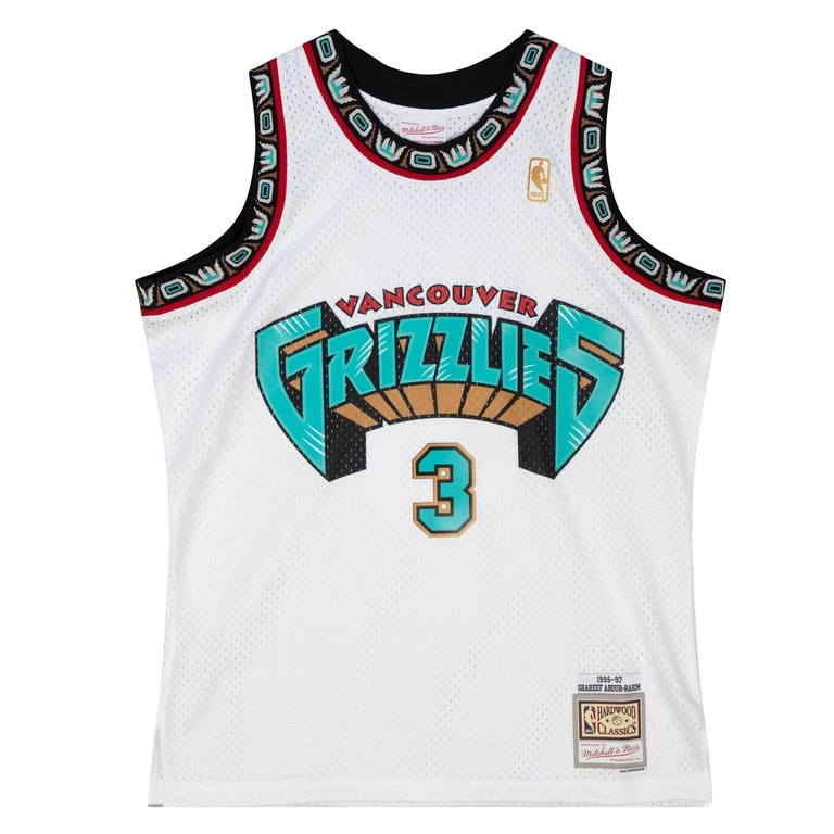 NBA Swingman Jersey Vancouver Grizzlies 96 Shareef Abdur-Rahim