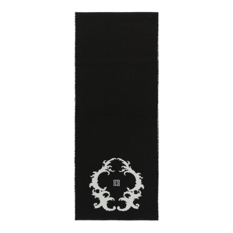 Reversible Logo Wool Scarf