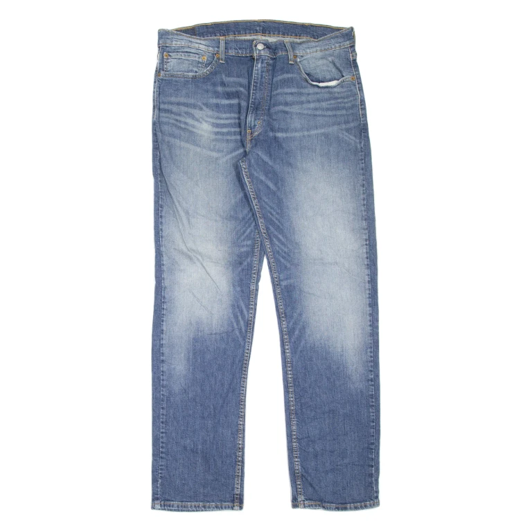 LEVI'S 559 Jeans Mens Blue Relaxed Tapered Stone Wash W38 L34
