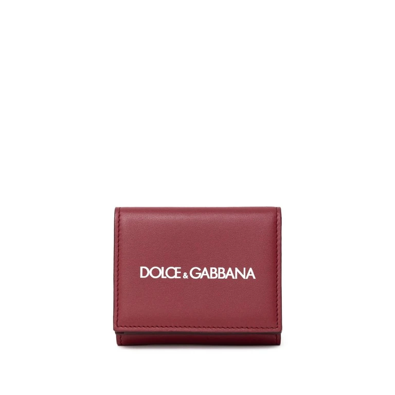 Dolce & Gabbana Red Calfskin Wallet - Men
