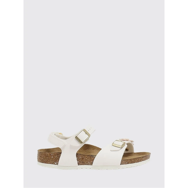 Girl's Rio Plain Flowers Sandals in Birko-Flor with Floral Print (1029561)