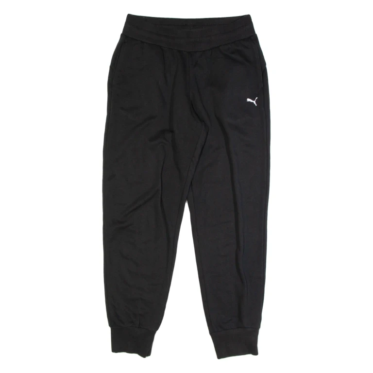 PUMA Mens Joggers Black Tapered S W28 L28