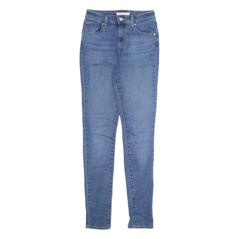 LEVI'S Womens Jeans Blue Regular Skinny Stone Wash W26 L32