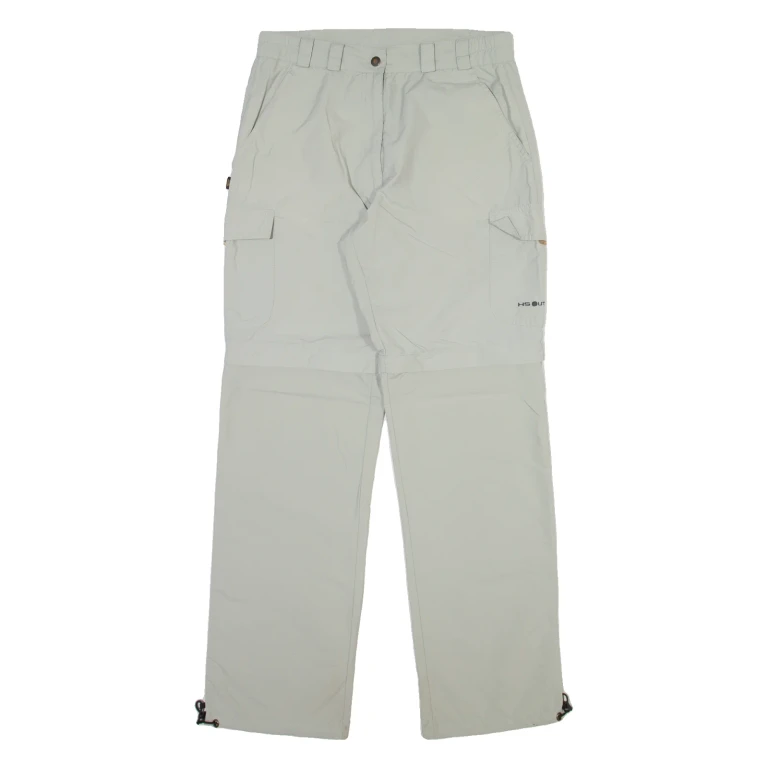 HS OUTERWEAR Detachable Legs Mens Trousers Grey Regular Straight W30 L31