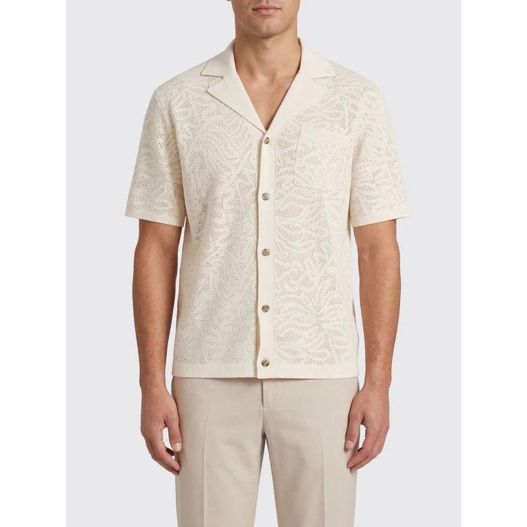 DRÔLE DE MONSIEUR Shirt Men color White (KCA174CO293OFFWHITE)