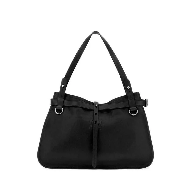 Black Leather Shopping Bag Nero Borse A Mano