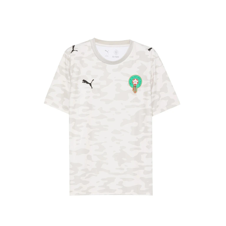 X Salehe Bembury X Morocco Camouflage-print Logo-patch T-shirt