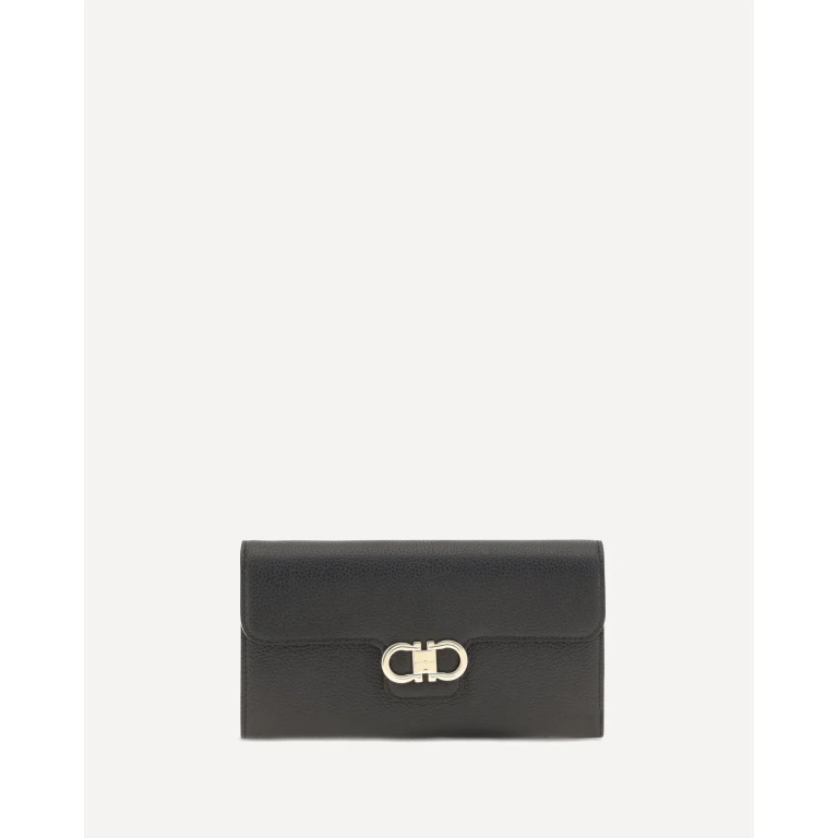 Gancini Wallet with shoulder strap Female UNI