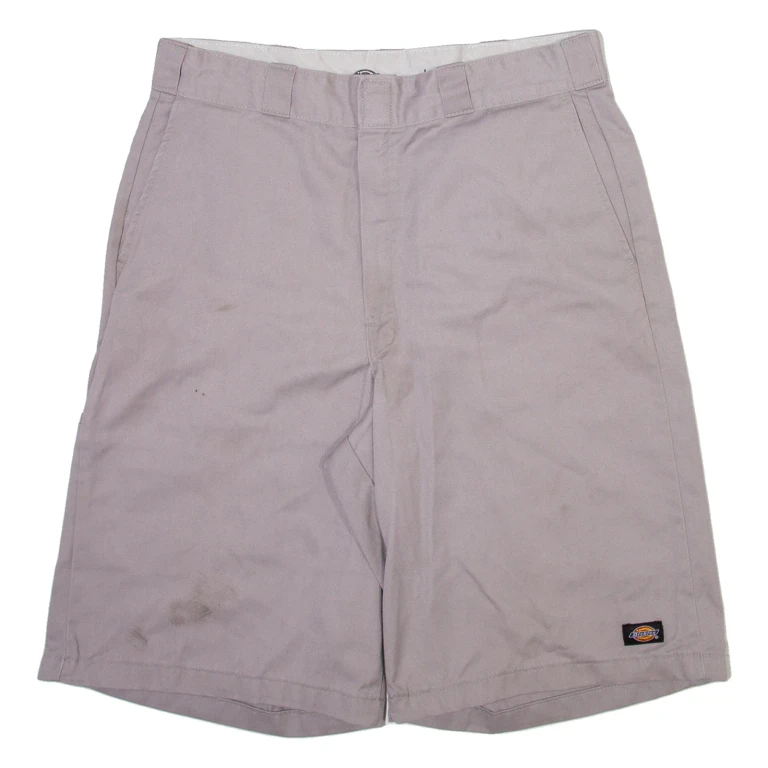 DICKIES Mens Workwear Shorts Beige Relaxed M W34