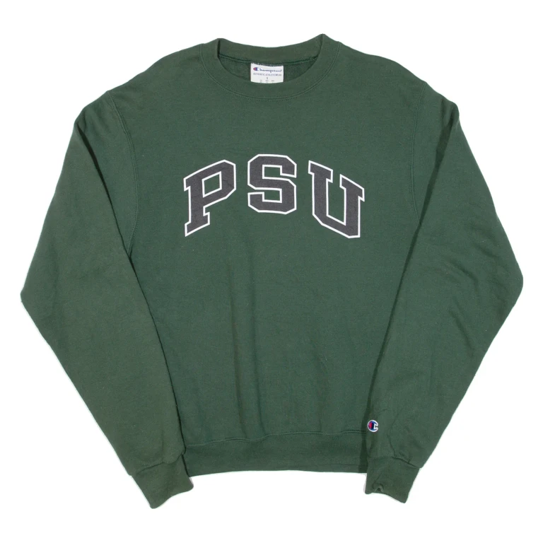 CHAMPION Psu Mens Sweatshirt Green USA S