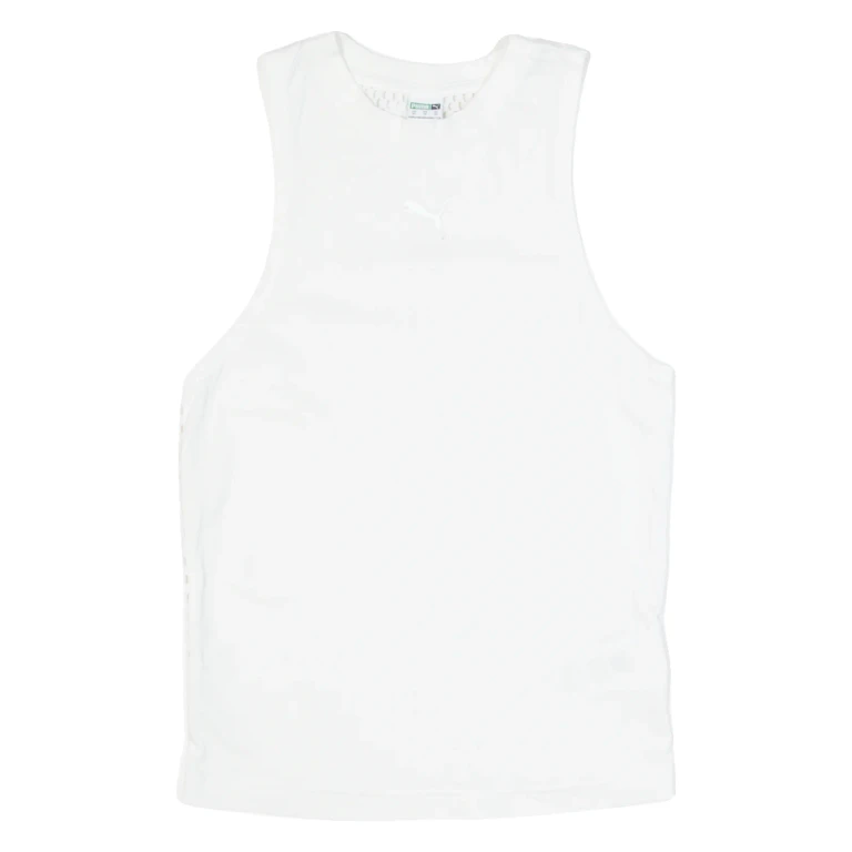 PUMA Womens Vest White Sleeveless XS