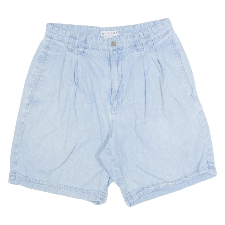 MERONA Womens Denim Shorts Blue 90s M W32