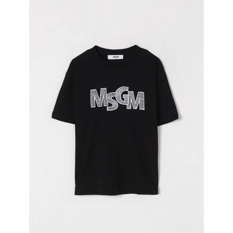 MSGM KIDS T-Shirt Kids color Black (S5MSJBTH274110)