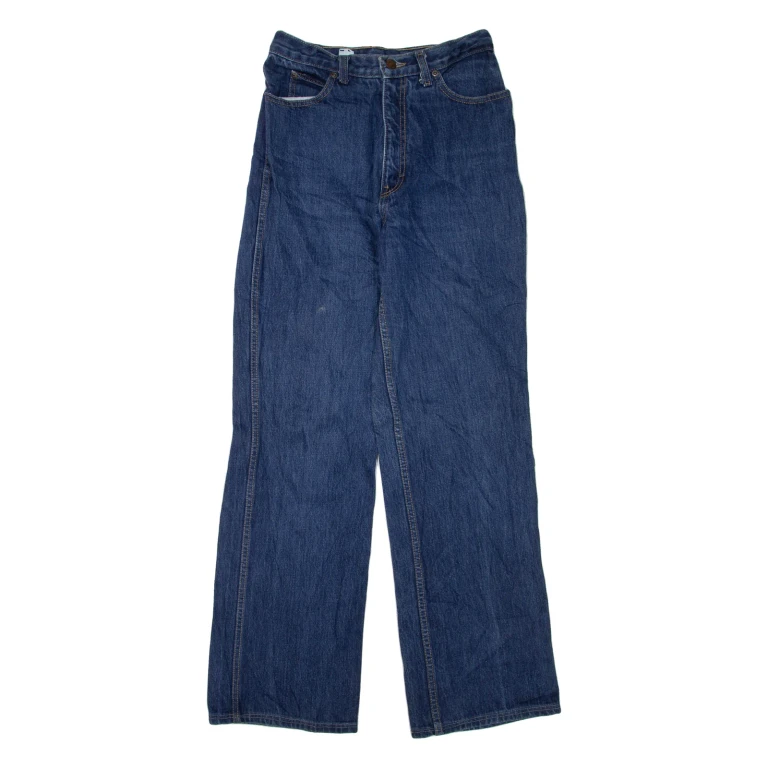 CALVIN KLEIN Womens Jeans Blue Regular Straight W28 L32