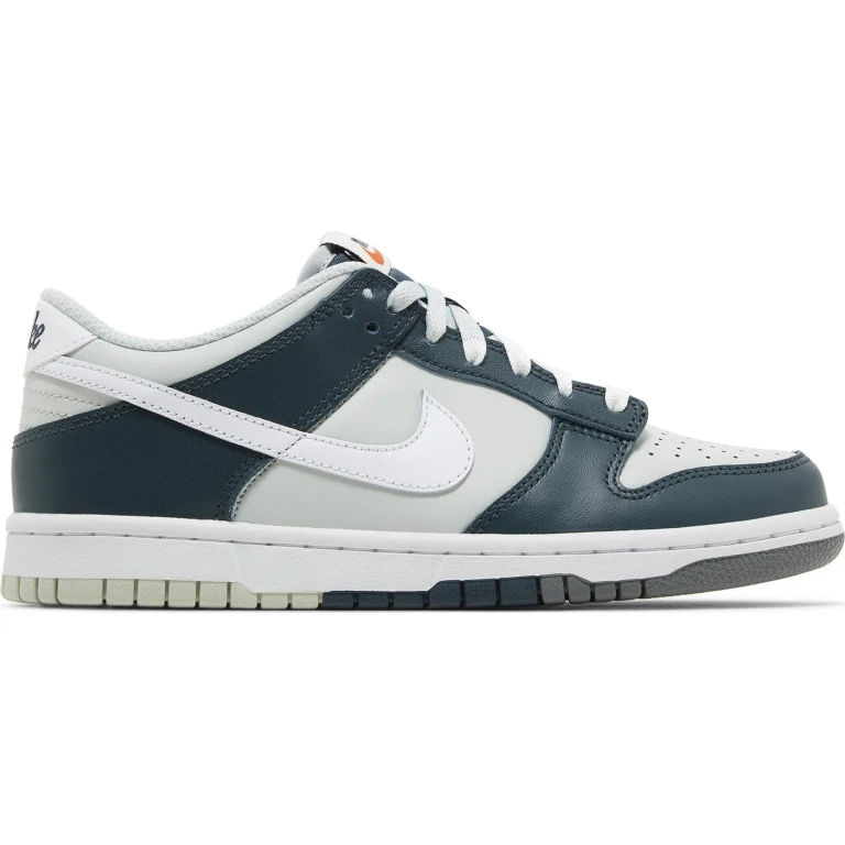 Grade School Dunk Low 'Split Deep Jungle' Gs Sneakers
