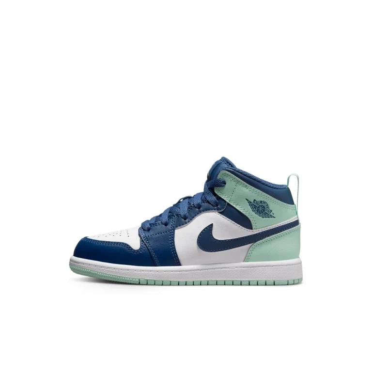 Preschool Retro 1 Mid 'Mystic Navy Mint Foam' Ps Sneakers