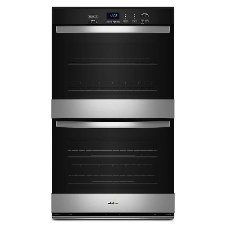 10.0 Total Cu. Ft. Double Self-Cleaning Wall Oven in Stainless Steel WOED3030LS