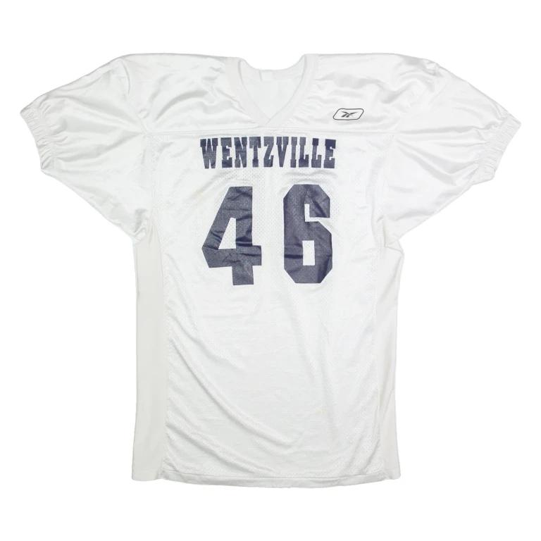 REEBOK Wentzville Mens Jersey White USA V-Neck Nylon L