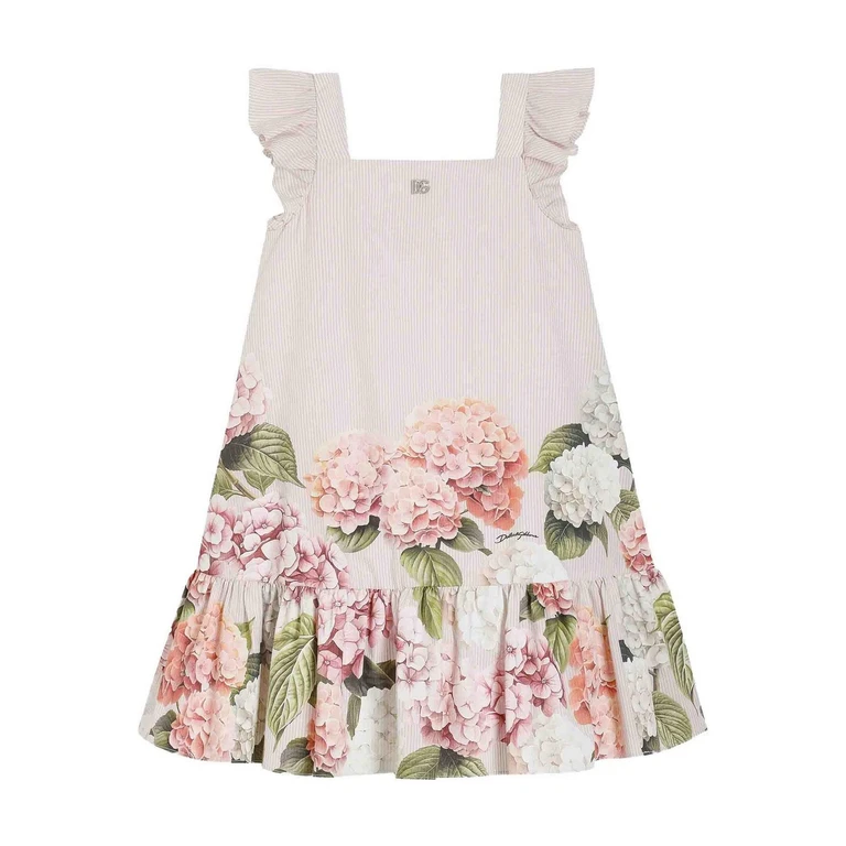 Dolce & Gabbana Jr Robe Au Genou - Multicolore (L54DN6FI5NRHA5XG)