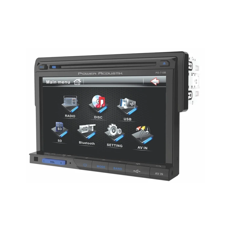 PD-710B Single-DIN Multimedia Source with Detachable 7" Oversize LCD Touchscreen