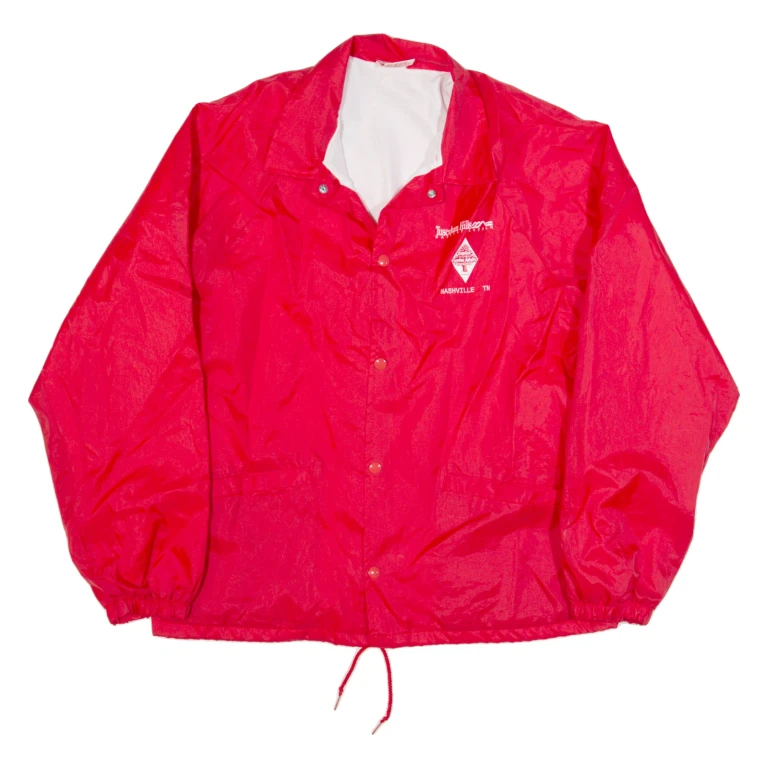 CARDINALS Nashville Mens Coach Jacket Red 90s USA L