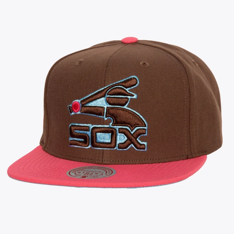 Men's MLB The Damn Snapback Coop White Sox Snapback Caps