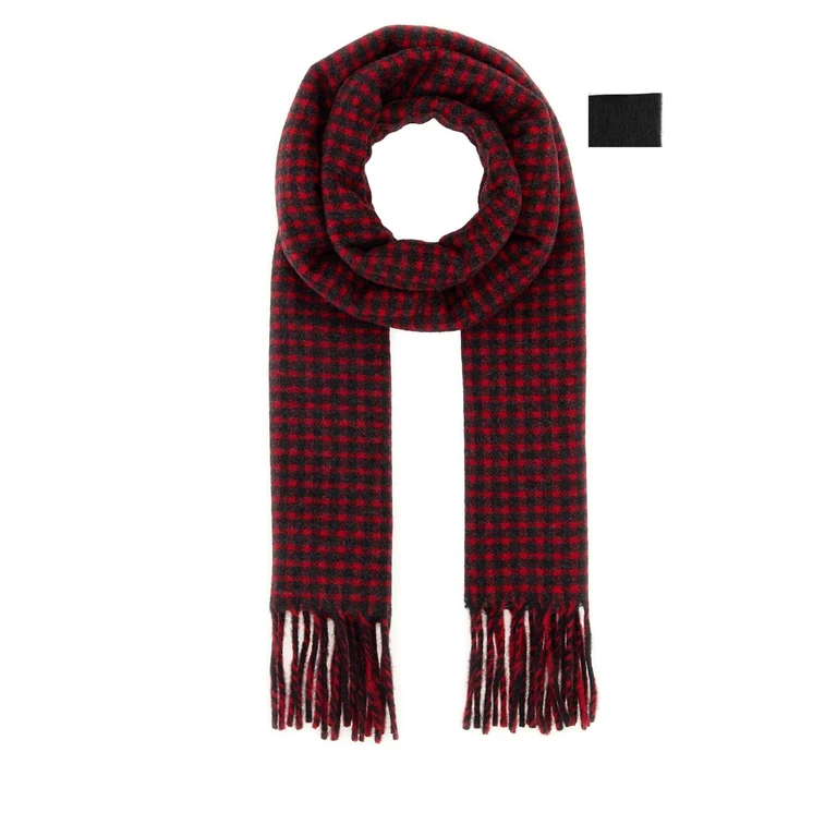 Embroidered Wool Scarf 648 Exterior: Virgin Sciarpe E Foulard - Men