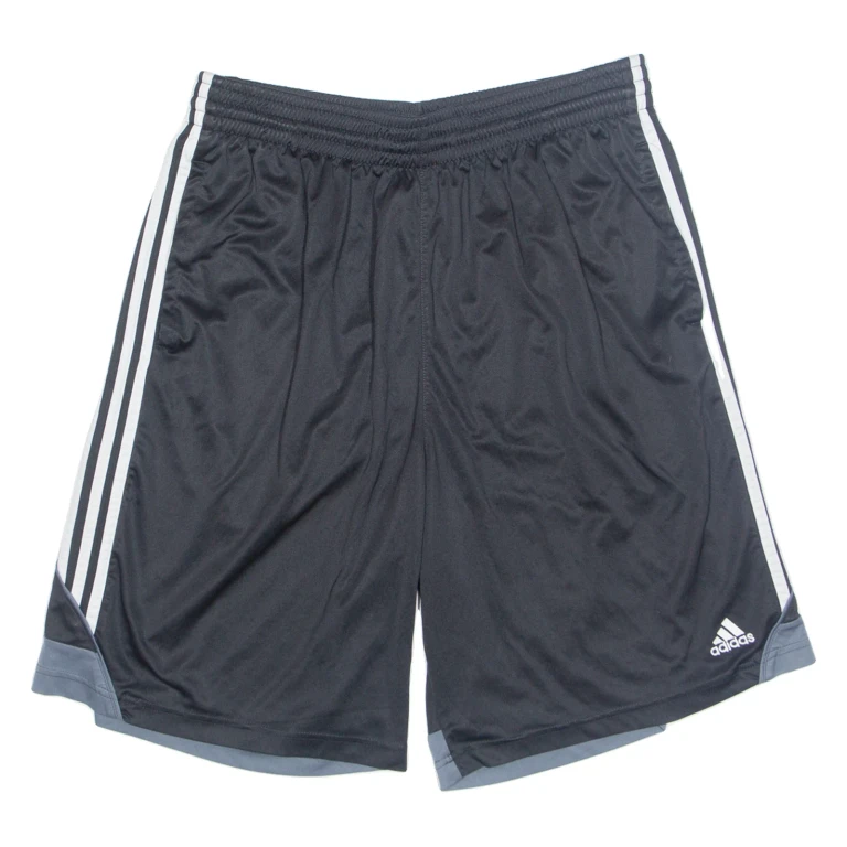 ADIDAS Mens Sports Shorts Black Relaxed XL W34